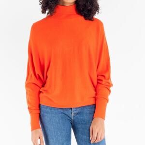 Just Female Eri Knit Tango Bat Wing Sleeve Turtleneck Sweater Size XS